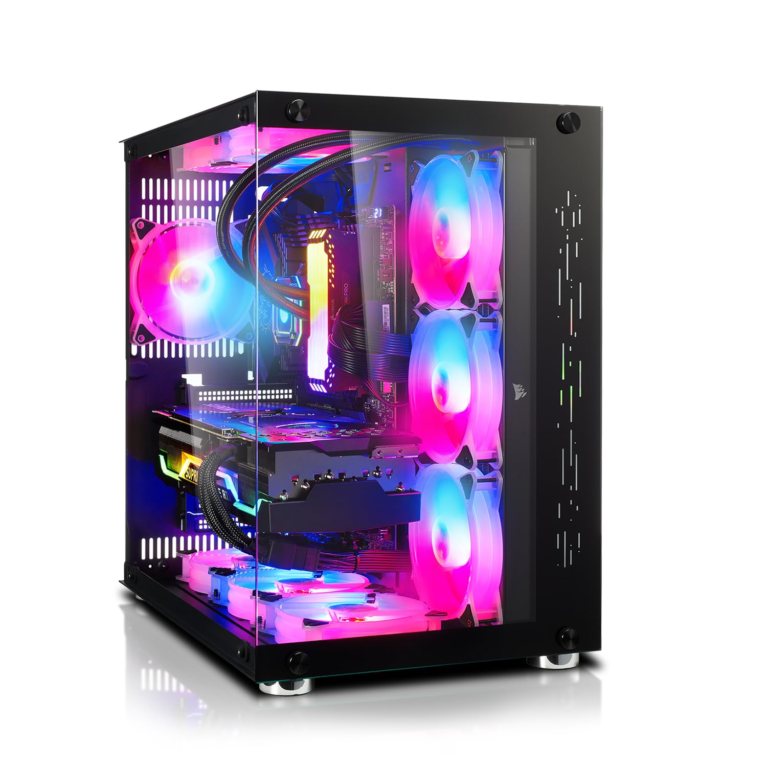 PC GAMER AMD Ryzen 5 5500 16Go DDR4  NVIDIA GeForce RTX 5060 - 8Go SSD M.2 NVME 1 TO