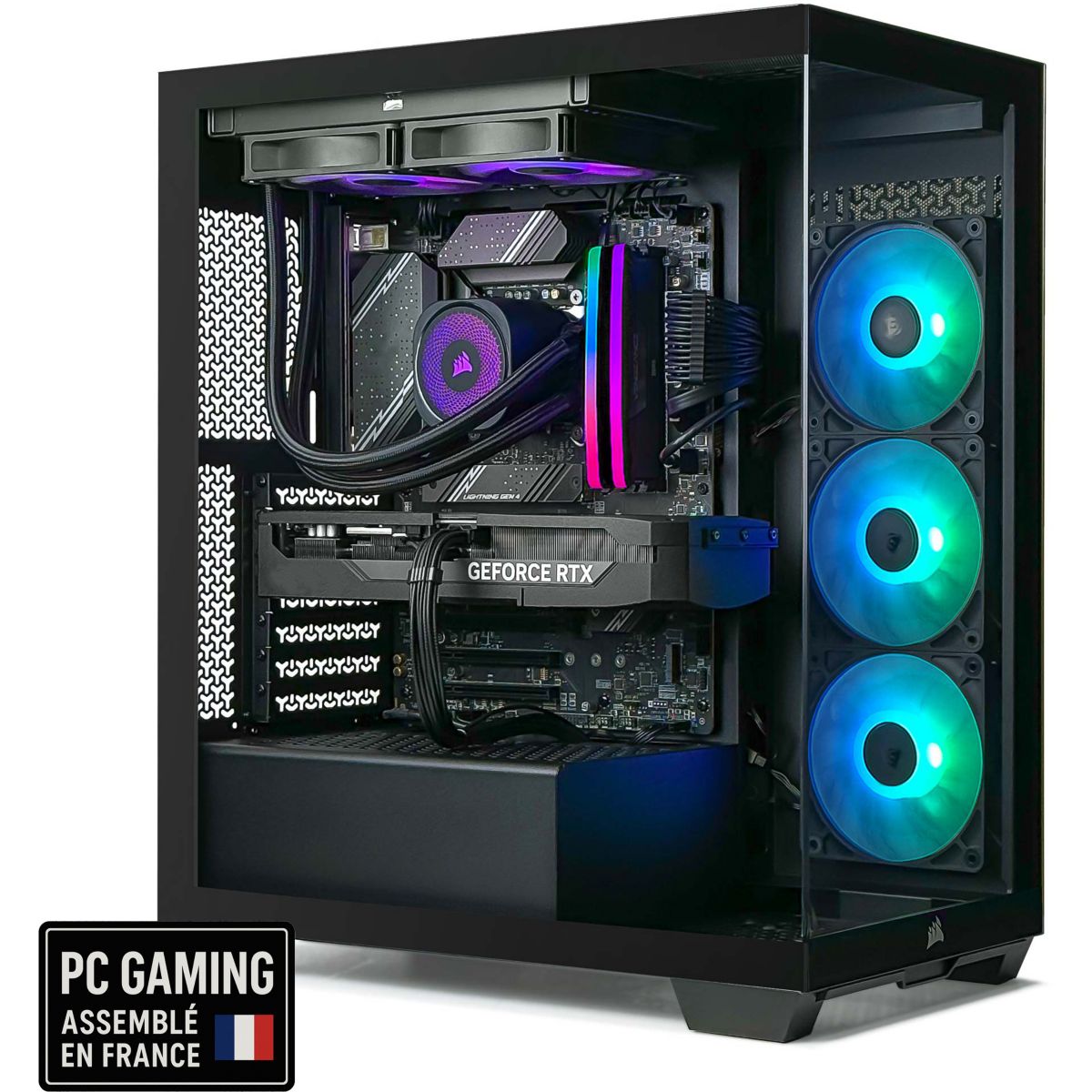 PC GAMER AMD Ryzen 7 5700X 3.40GHz 32Go DDR4 RAM 3200MHZ AMD Radeon RX 9060 XT - 8Go - Acer Nitro OC SSD M.2 NVME 1 TO