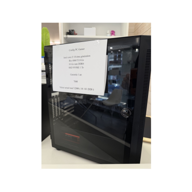 PC GAMER Intel core i5 10 eme gen rtx 4060 Ti 16 Go Ram DDR4 1 To SSD NVME