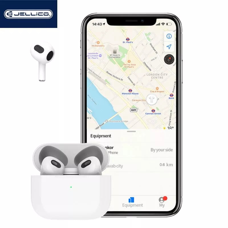 Écouteurs sans fil bluetooth Airpods 3 JELLICO AirBlue 3
