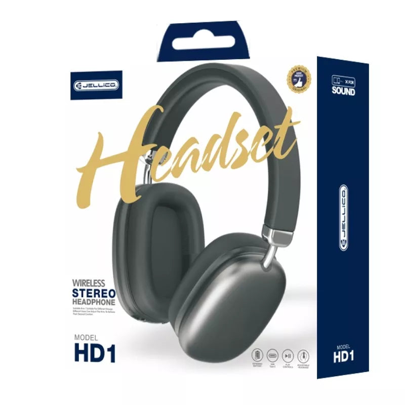 Casque audio sans fil bluetooth JELLICO HD1